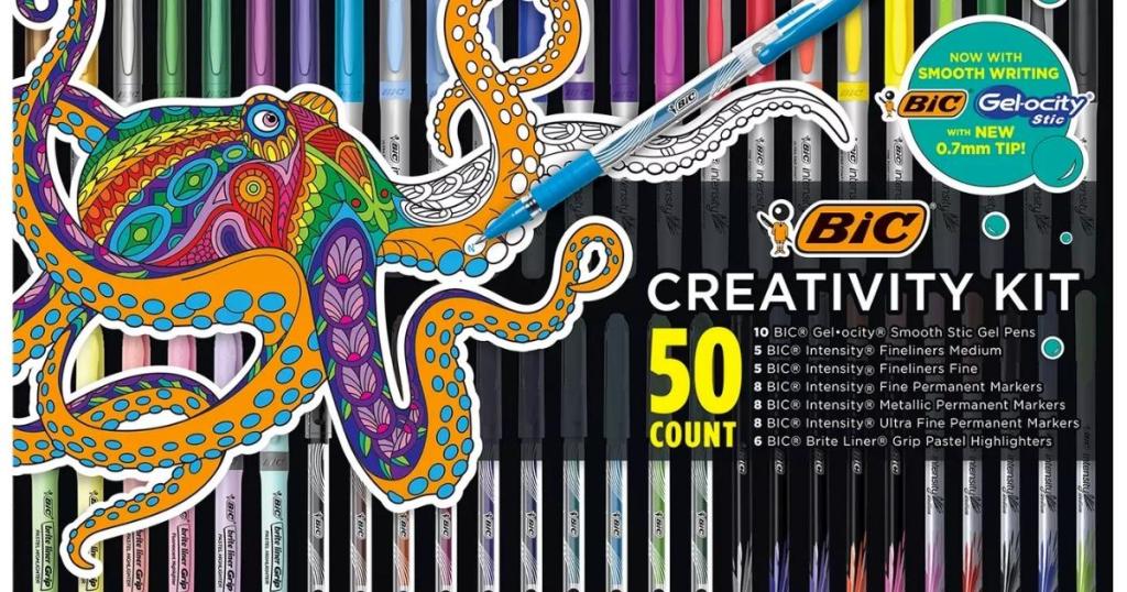 bic creativity kit 50 count 