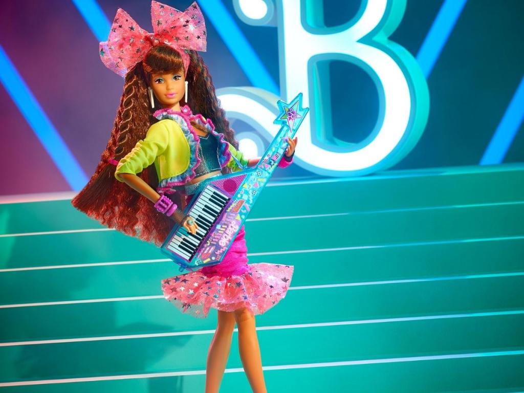 barbie 80s rewind edition doll's night out