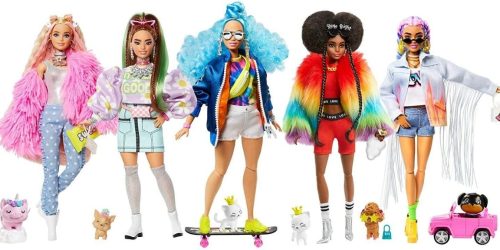 Barbie Extra Dolls 5-Pack Only $49 Shipped on Walmart.com (Regularly $120) | Includes 70 Accessories & 6 Mini Pets!
