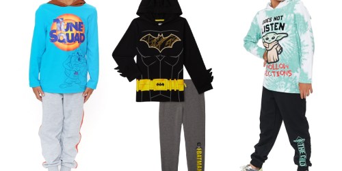 Kids 2-Piece Hoodie & Jogger Sets from $9 on Walmart.com | Star Wars, Batman, Blue’s Clues, & More