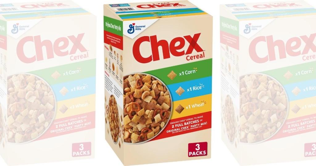 Chex Cereal Triple Pack Party Mix