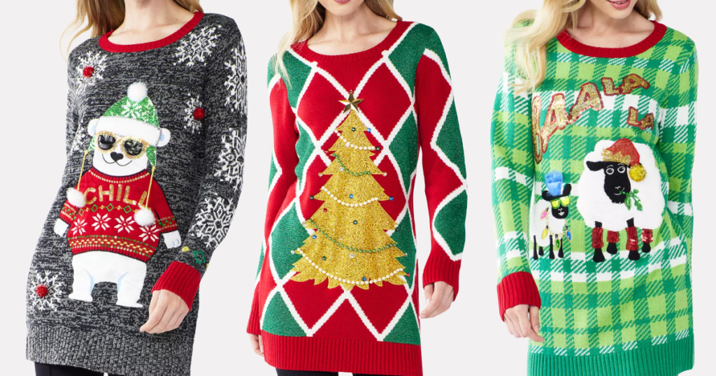 Christmas Tunic Sweaters from Kohl's