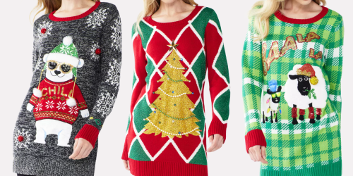 Women’s Christmas Tunic Sweater as Low as $16.87 on Kohl’s.com (Regularly $50)