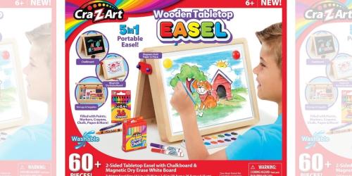 Cra-Z-Art 5-in-1 Wooden Tabletop Art Easel Only $11.96 on Walmart.com (Regularly $22)