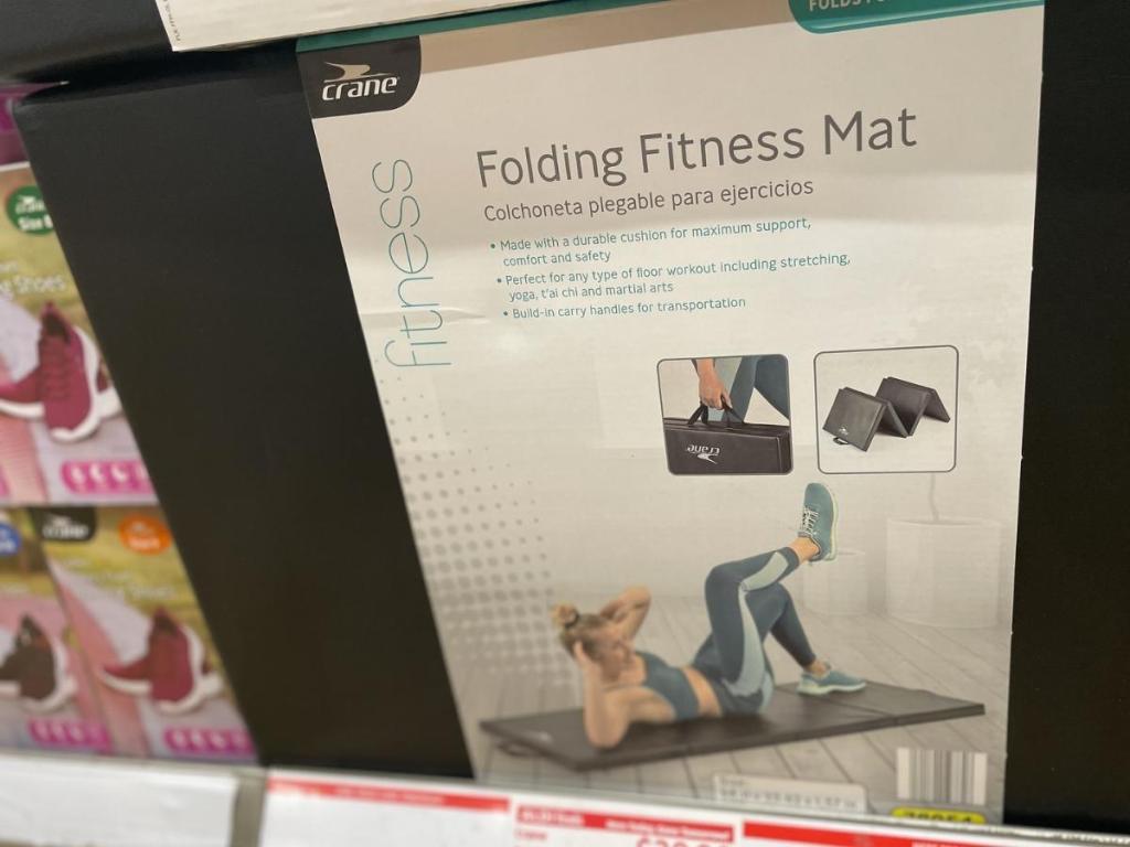 Crane Folding Fitness Mat Headed to Aldi Just in Time for New