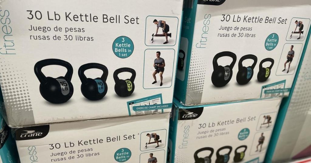 ALDI Fitness Equipment Deals - Kettle Bell 30-Pound Set Just