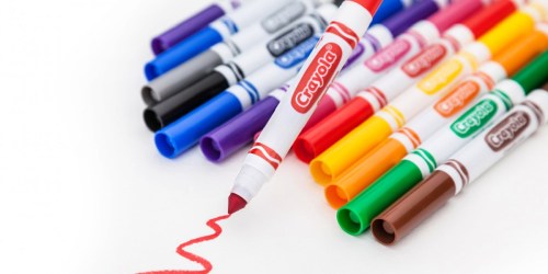 Crayola 8-Count Broad Line Markers Only $1.76 on Staples