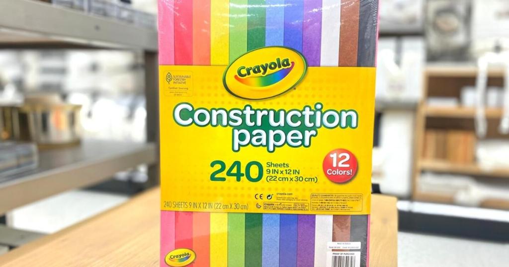 Crayola Construction Paper 240-Count Pack