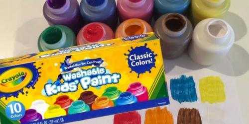 Crayola Washable Kids Paint Set Only $2.92 on Walmart.com (Regularly $5)