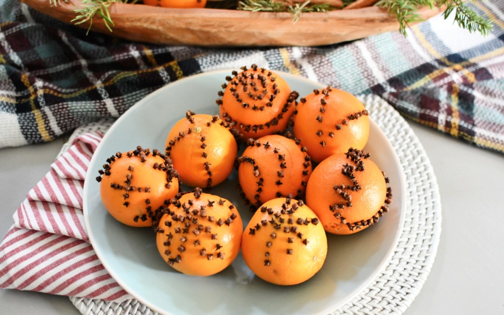 plate of pomander balls