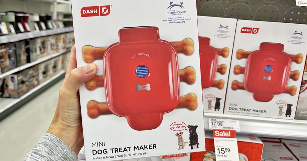 holding up dash dog treat maker at target