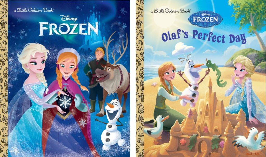 two Disney Frozen children's books