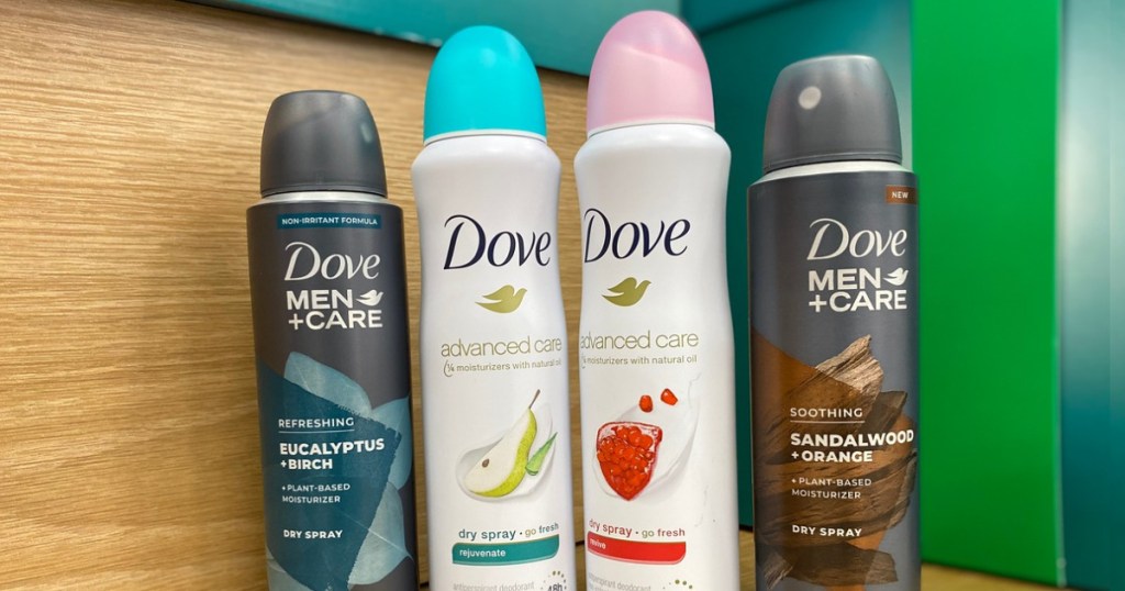 Dove Dry Sprays