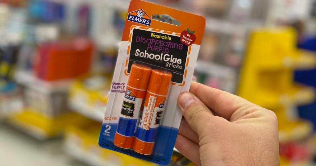 Elmer's Disappearing Purple School Glue Sticks 2-Pack