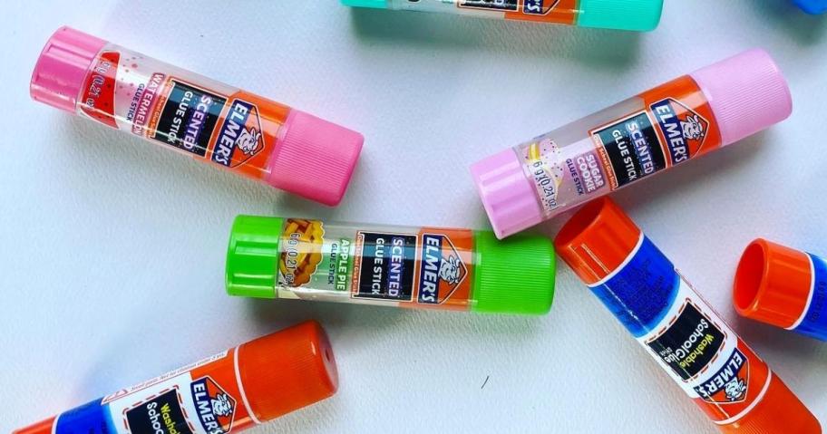 elmer's scented glue sticks with four scents