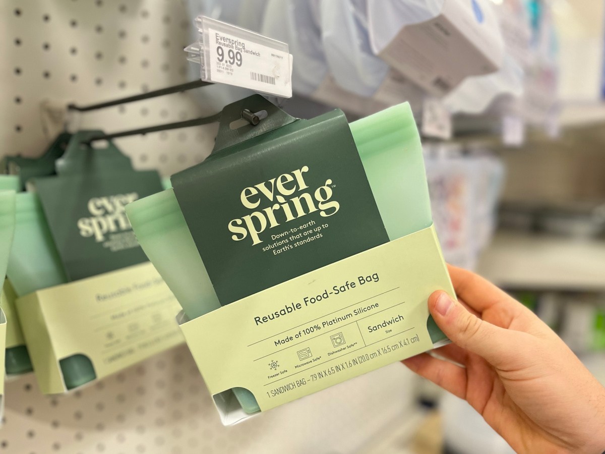 40% Off Everspring Reuseable Silicone Bags at Target | Microwave ...