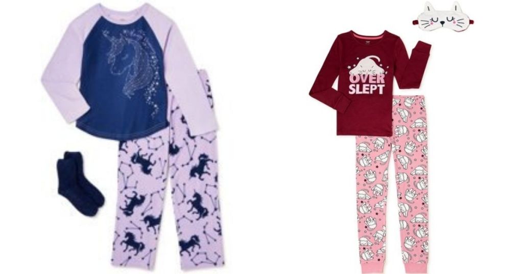 two sets of pajamas