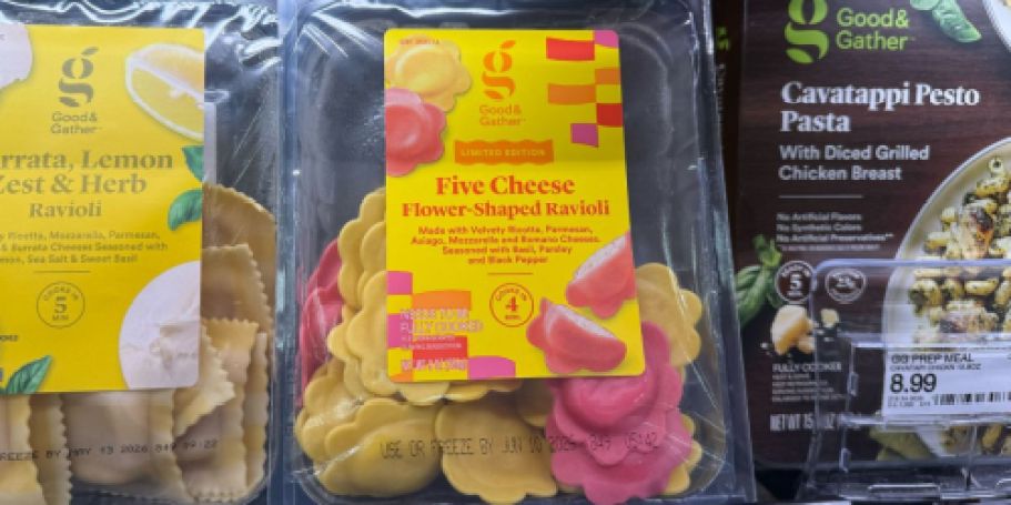 These Flower-Shaped Five Cheese Ravioli at Target Are So Fun!