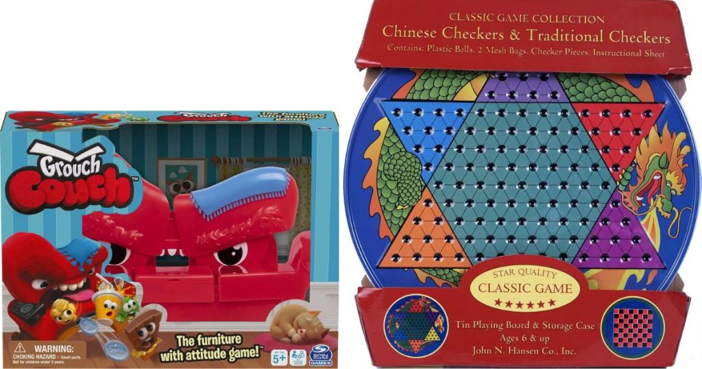 Grouch Couch and Chinese Checkers