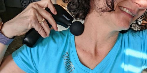 Rechargeable Mini Deep Massage Gun w/ 4 Attachments Only $59 Shipped on Amazon