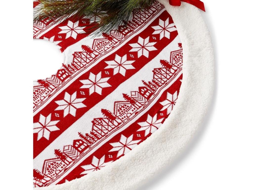 holiday lane fair isle tree skirt