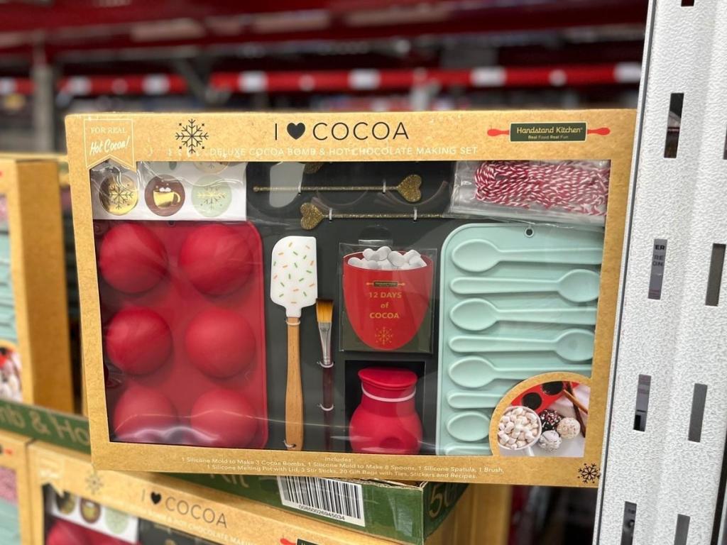 hot cocoa bomb and hot chocolate making set in store