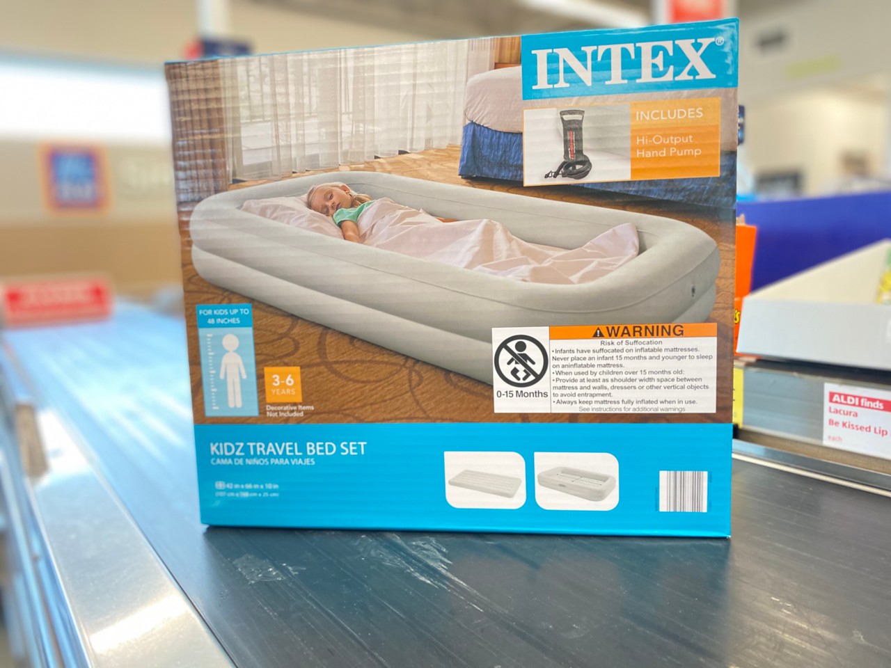 intex kidz travel bed aldi