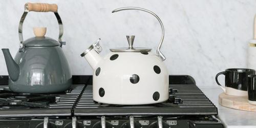 Kate Spade Scatter Dot Tea Kettle Only $29.99 Shipped on Amazon (Regularly $60)