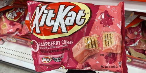 KIT KAT Valentine’s Raspberry Creme Bars Now Available at Target