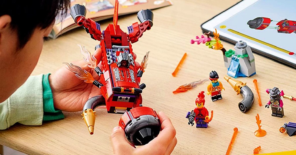 LEGO Monkie Kid Red Son’s Inferno Jet 299-Piece Building Kit