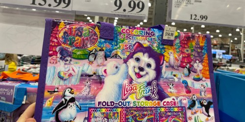 Lisa Frank Coloring & Activity Set Just $9.99 at Costco (Regularly $15) | Includes Fold-Out Storage Case & Over 750 Stickers