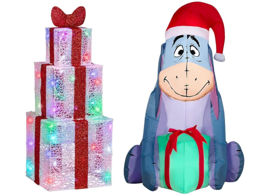 Multicolored Gifts & Eeyore inflatable