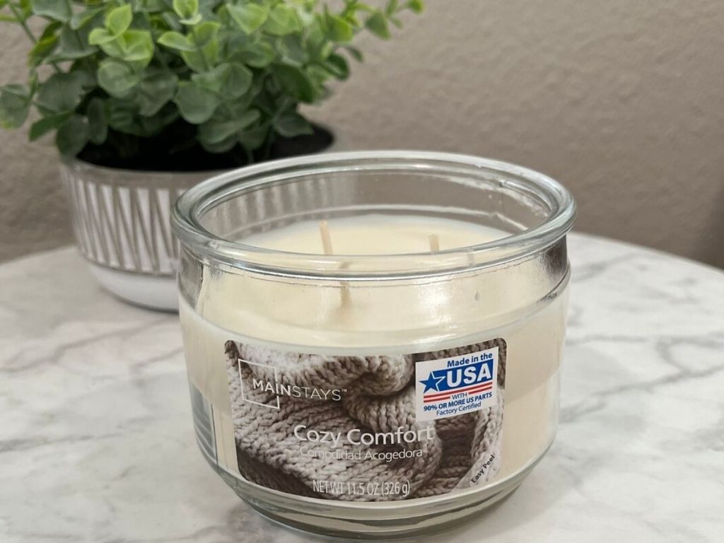 Mainstays Cozy Comfort candle