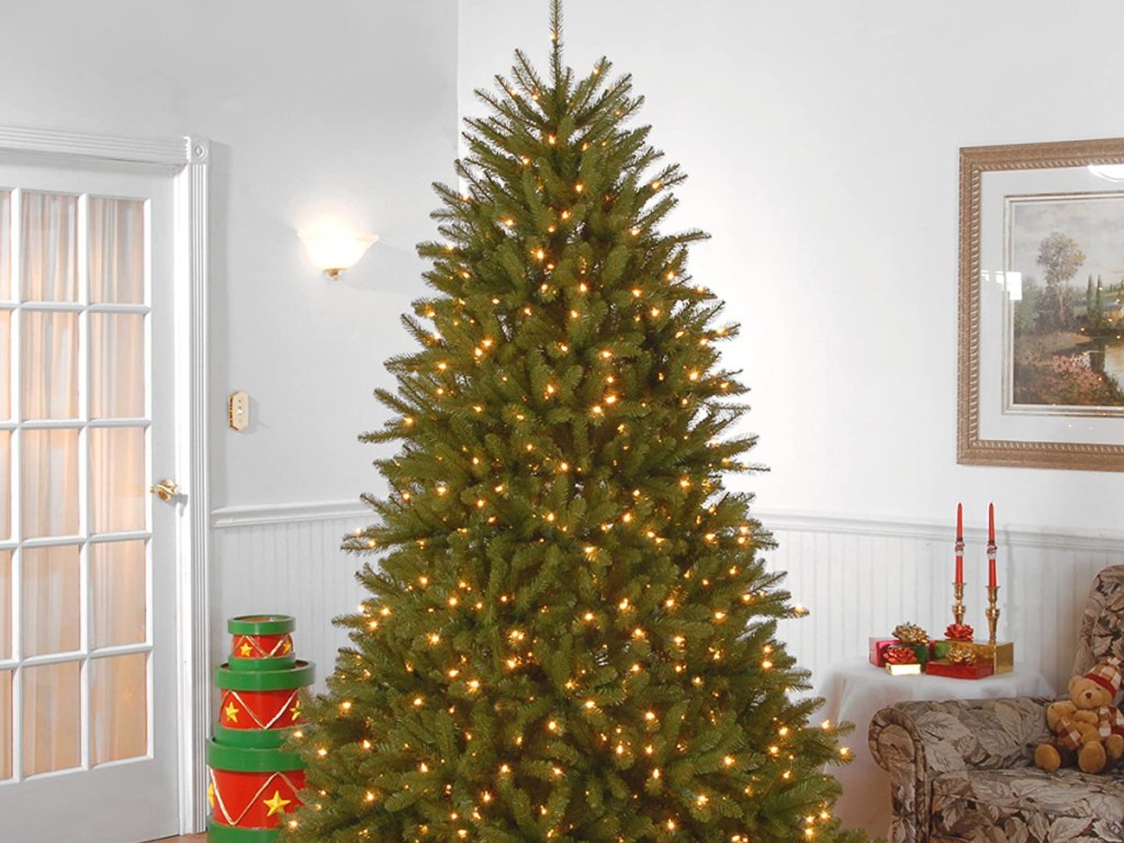 National Tree Company Pre-Lit 6.5ft Artificial Full Christmas Tree