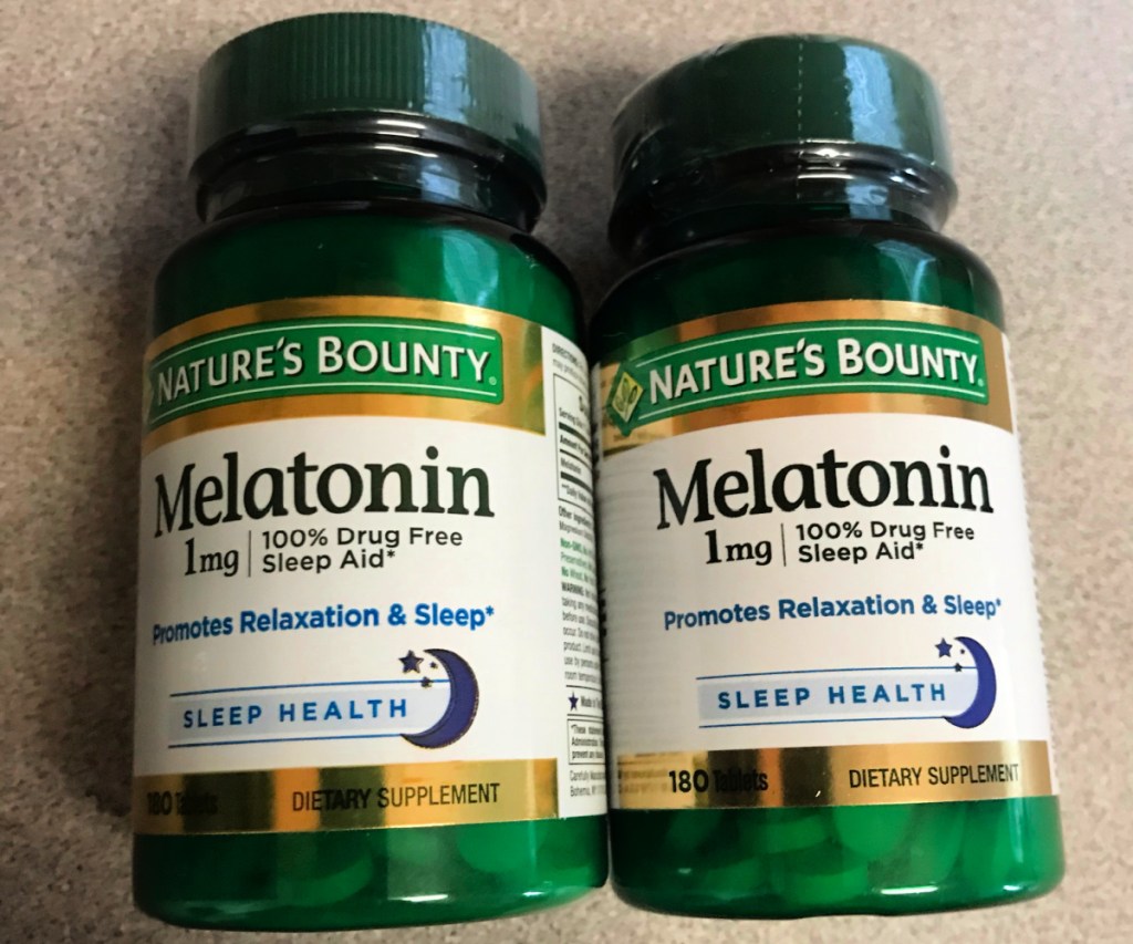 Nature's Bounty 180-Count 1mg Melatonin Dietary Supplement