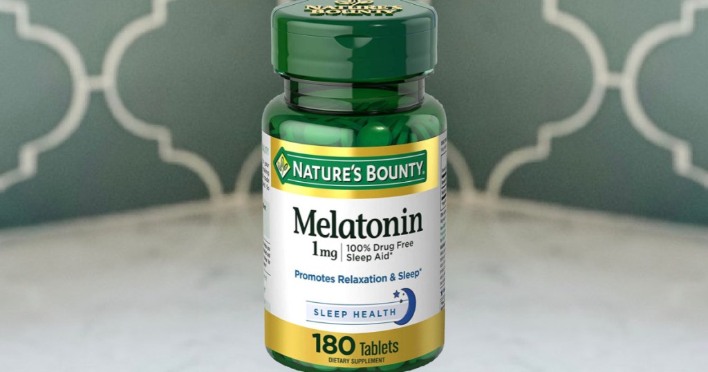Nature's Bounty 180-Count 1mg Melatonin Dietary Supplement