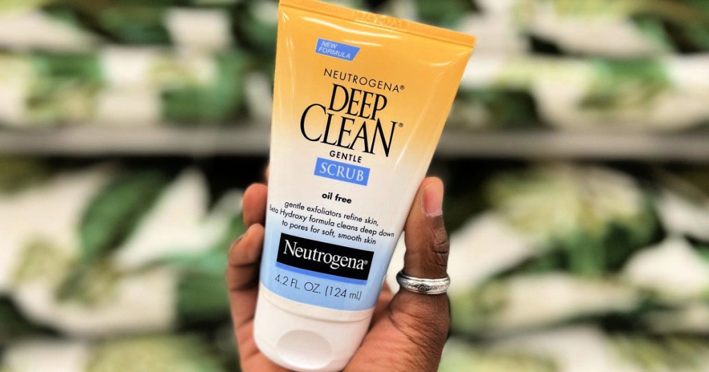 Neutrogena Deep Clean Gentle Daily Oil-Free Facial Scrub Cleanser 4.2oz