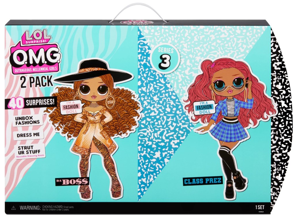 OMG 2-pack dolls in package