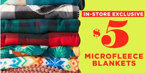 Old Navy Microfleece Blankets Just $5 (Valid In-Store Only AND Today Only)