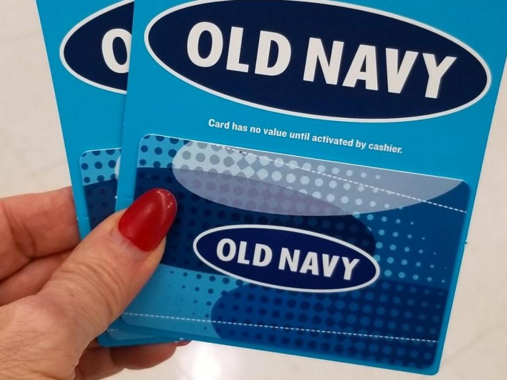 Old-Navy-Gift-Card خصم يصل إلى 20% على بطاقات الهدايا الإلكترونية لأعضاء أمازون برايم |  DoorDash وInstacart وGAP وUnder Armor والمزيد