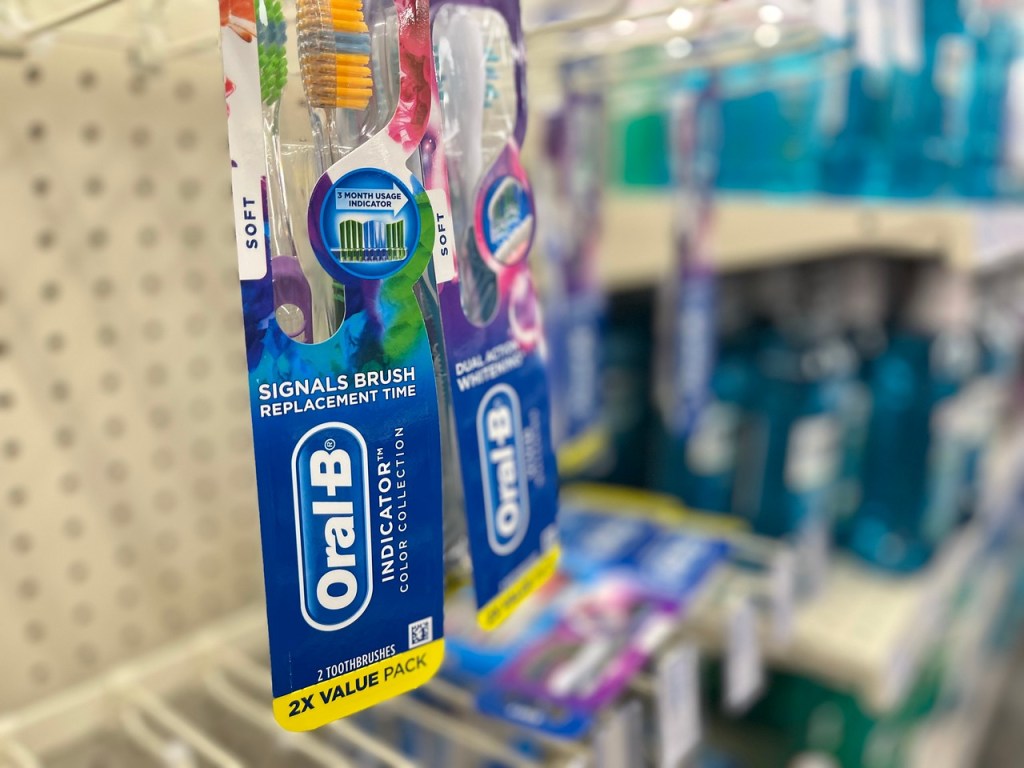 Oral B Toothbrush 2 packs at CVS