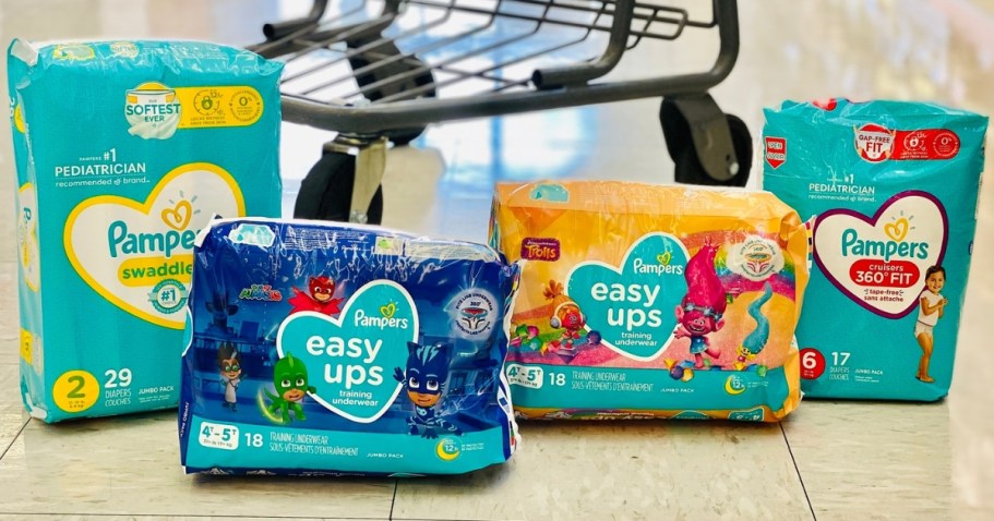 SO HOT! THREE Pampers Easy Ups Only $5.50 After Walgreens Rewards (Just $1.83 Per Pack!)