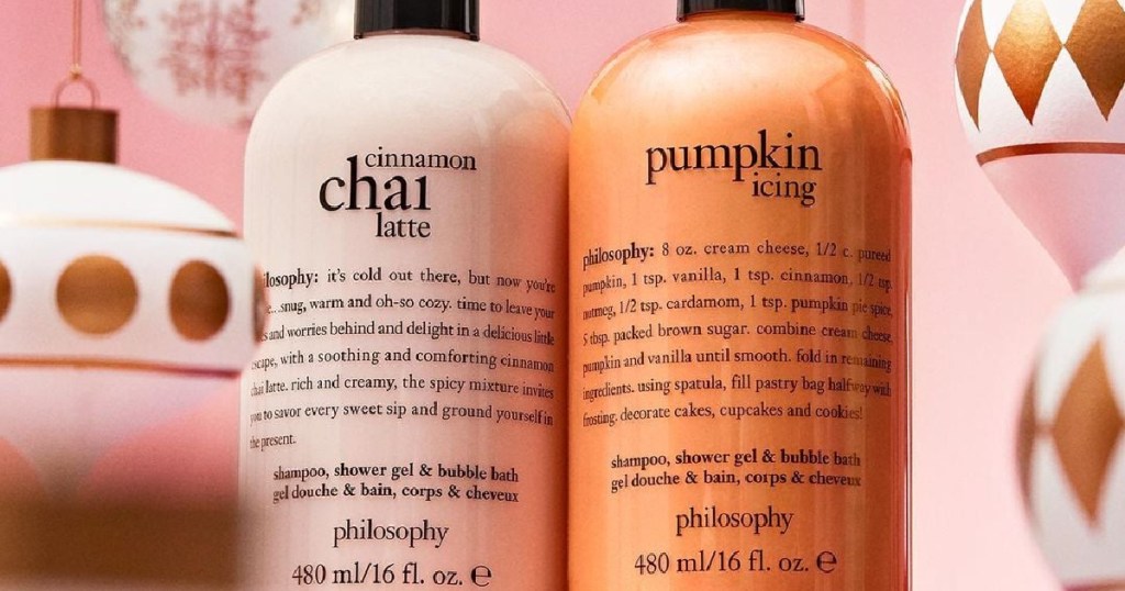 Philosophy Shampoo, Shower Gel & Bubble Bath Only $10 (Regularly $20) + Stocking Stuffers & Gift Sets from $9