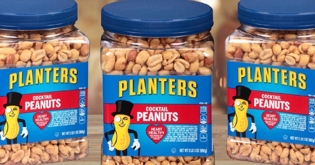 Planters Salted Cocktail Peanuts 35 oz. Resealable Jar
