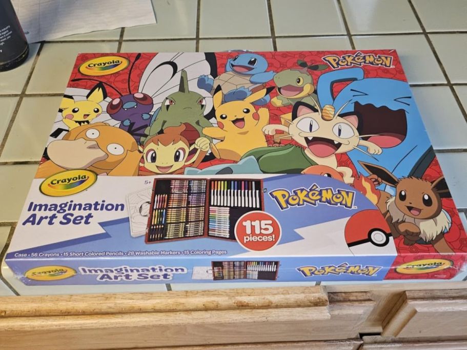 Pokemon Crayola Imagination Art 115-Piece Set Just $12.47 on Amazon