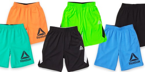 ** Reebok Boys Athletic Shorts 2-Packs Only $5 on Walmart.com (Regularly $20)