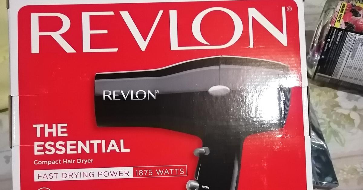 Revlon Essentials Compact Hair Dryer in Black