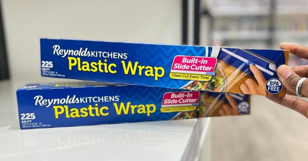 reynolds plastic wrap boxes in store