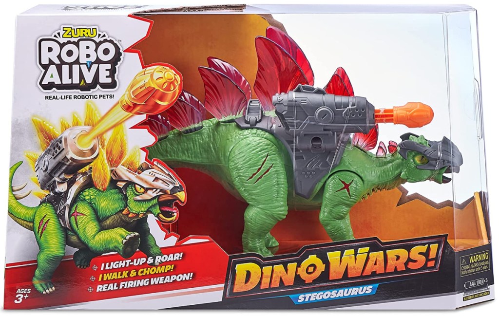 Robo Alive Electronic Dino Wars Stegosaurus Toy