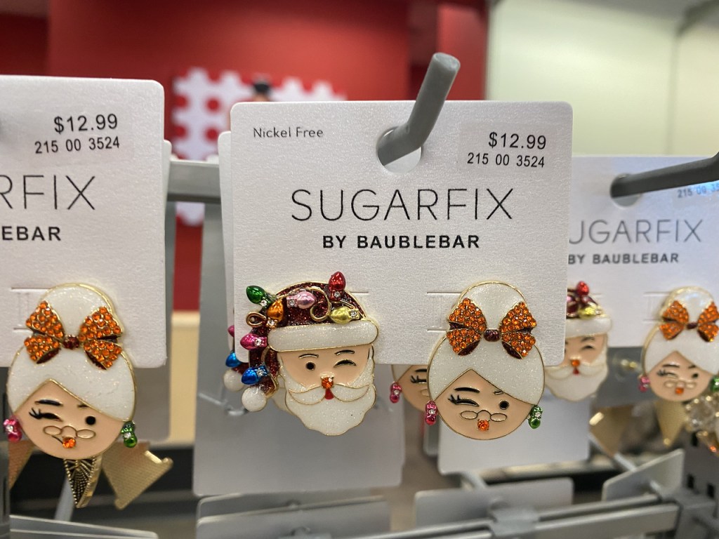 SugarFix Holiday Earrings Possibly Only 3.89 at Target (Regularly 12.99)